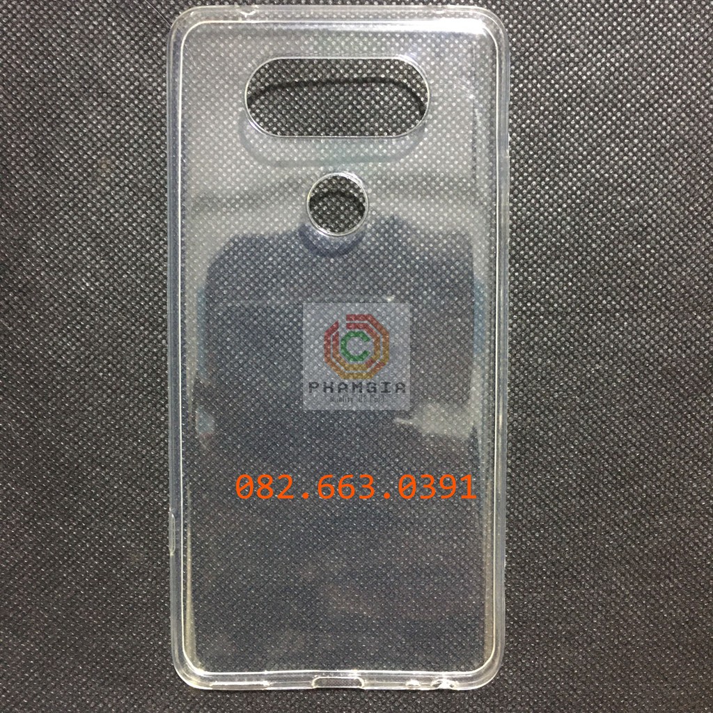 Ốp lưng LG V20 silicon dẻo trong dẻo đen trơn cao cấp