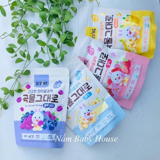 Bánh gạo hữu cơ Alvin nhiều vị siêu ngon cho bé