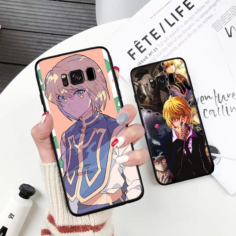 Samsung Note 8 9 10 Plus Lite 20 Ultra S6 Edge J7 Core Soft Case 62ER Kurapika hunter x hunter