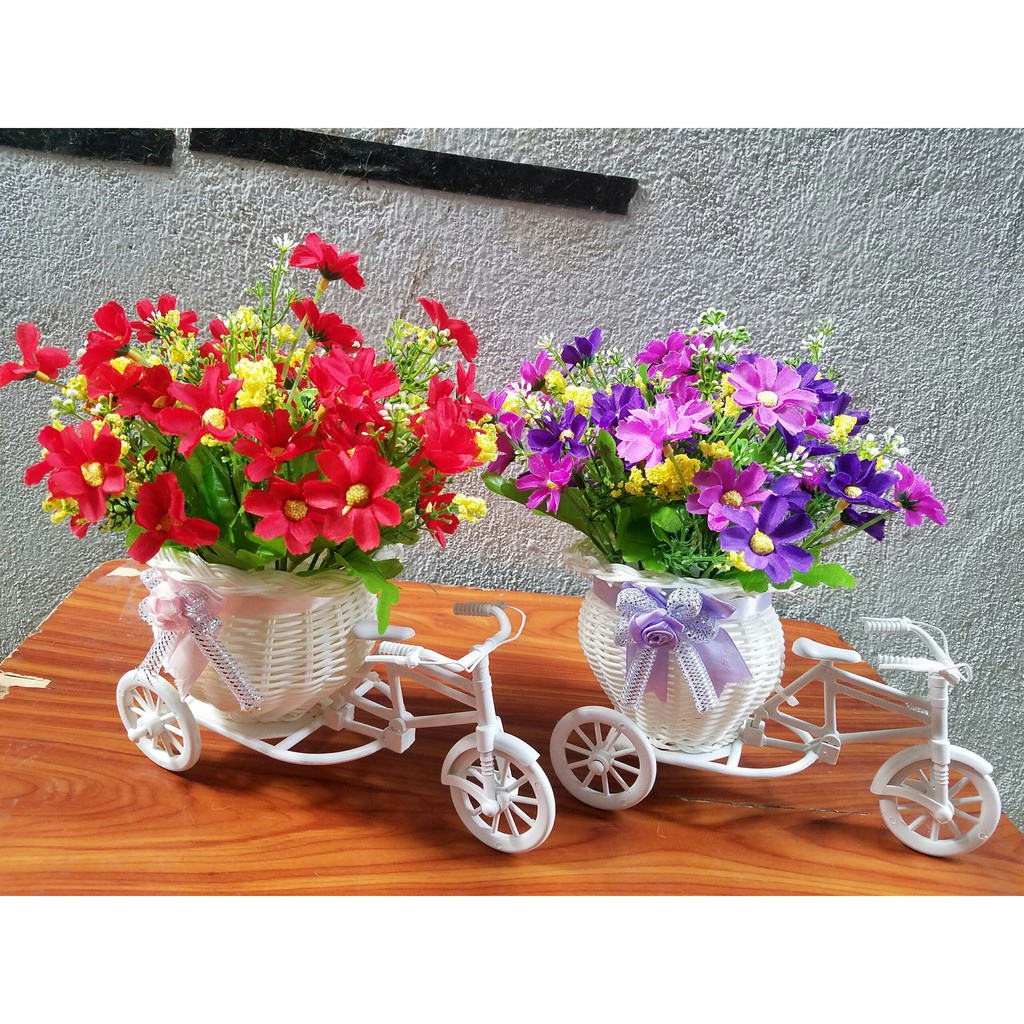 Xe đạp hoa trang trí