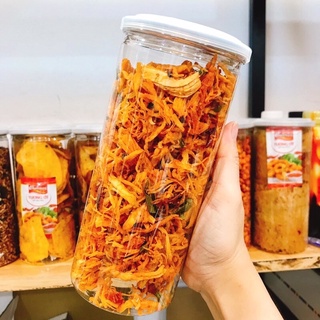 Khô gà lá chanh, khô gà bơ tỏi, ăn vặt Hũ Pet Chill Food