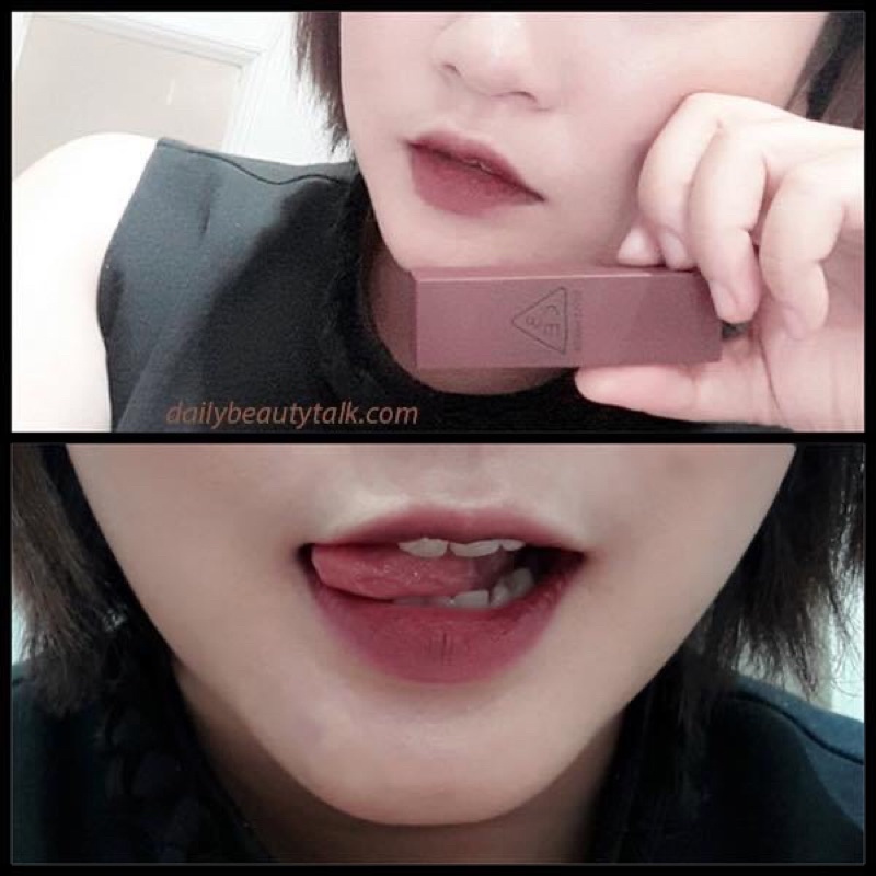 Son 3CE MOOD RECIPE MATTE LIP COLOR 117 Màu Chicful tông tím mận