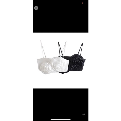 Áo quây Đính Hoa hai dây siêu xinh Hàng Thiết Kế