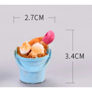 Mô hình chậu cát mini trang trí tiểu cảnh biển