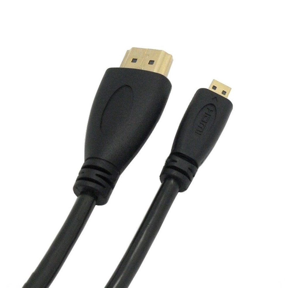 Dây Cáp Chuyển Đổi 1m Micro Hdmi Sang Hdmi 1080p Tv Av Cho Điện Thoại/Máy Tính Bảng/Hdtv