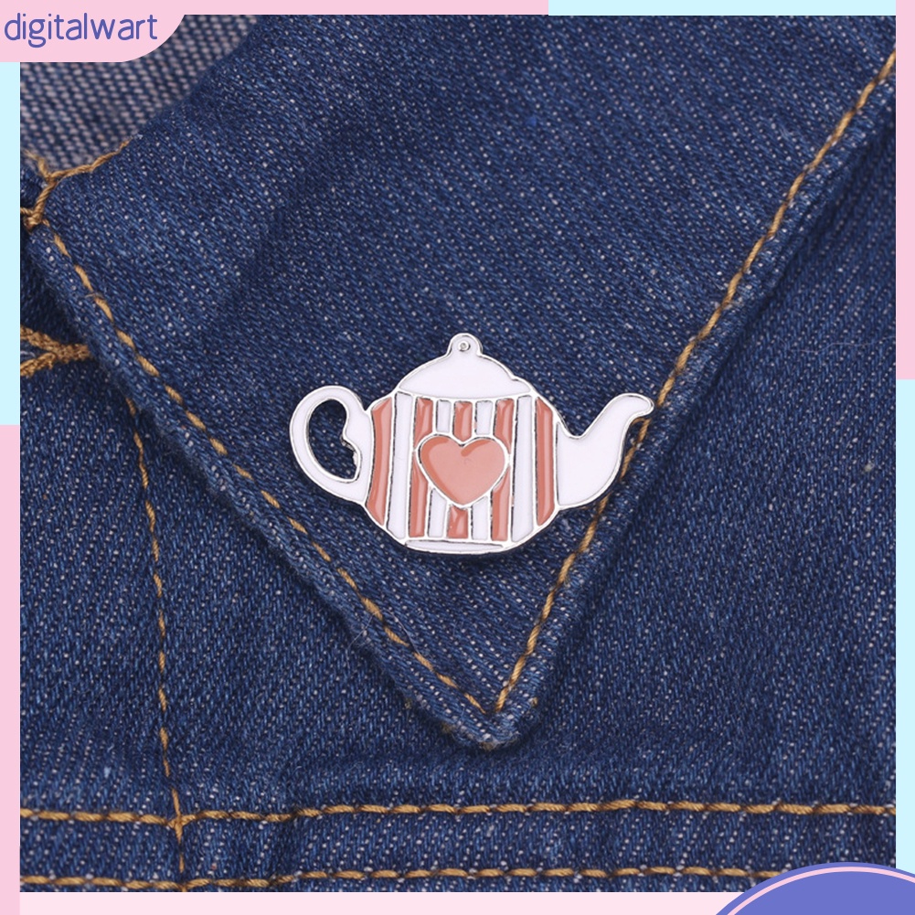 Ghim Cài Áo Hình Ấm Trà Và Tách Trà Độc Đáo Thời Trang Cho Nam Nữ