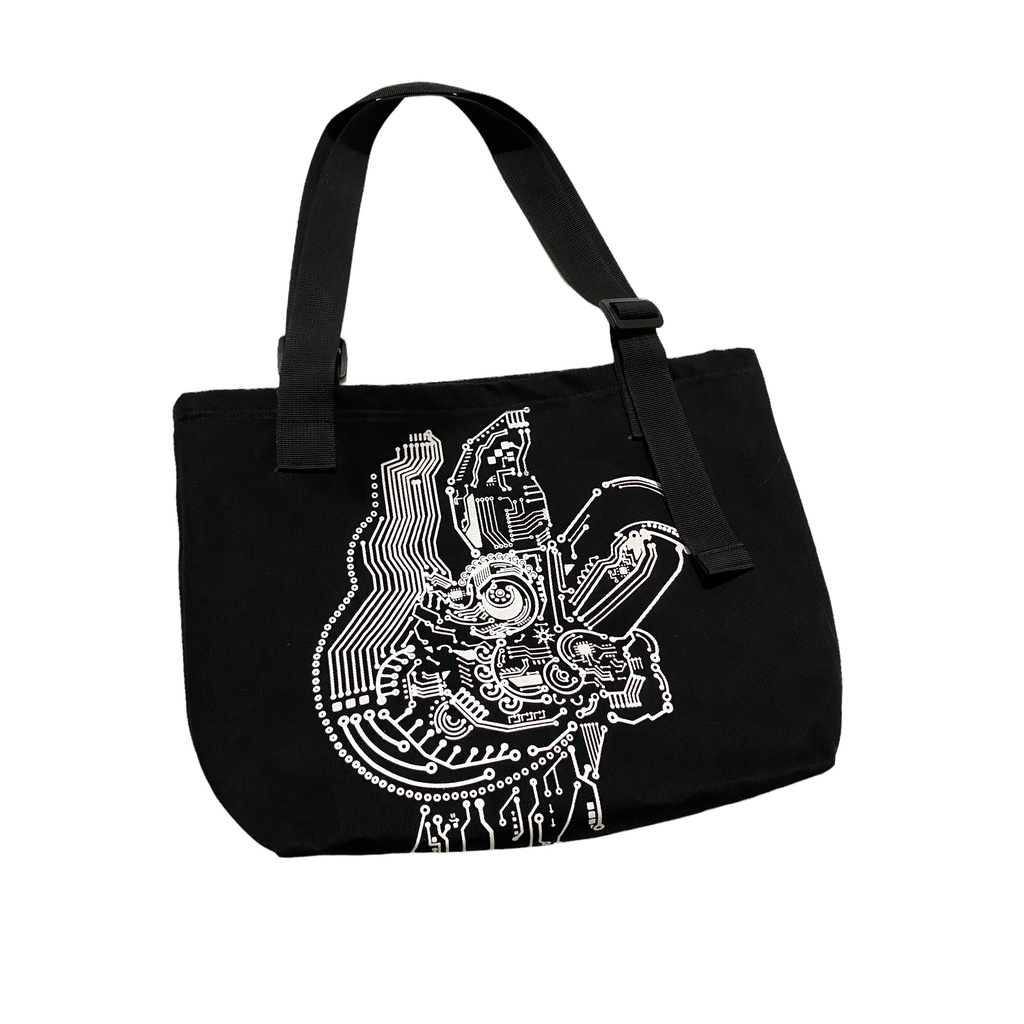 Túi tote jean đen, túi đeo vai cá tính local brand WeMe chính hãng