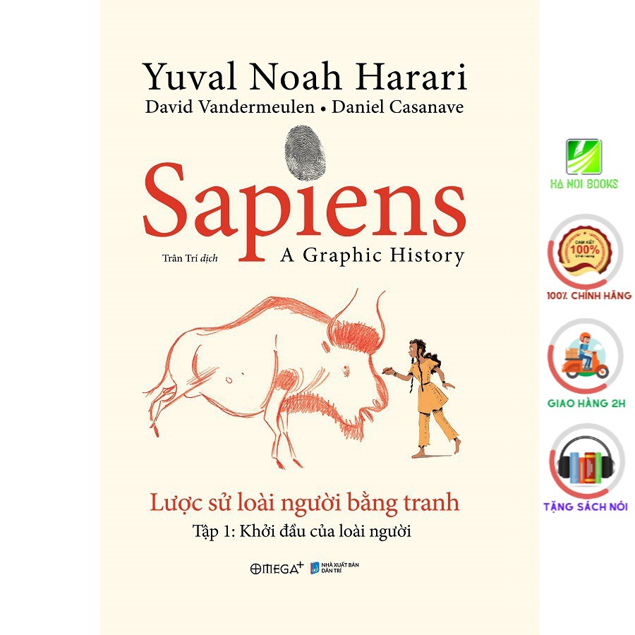 Sách - Sapiens - Lược Sử Loài Người Bằng Tranh - Tập 1: Khởi Đầu Của Loài Người [AlphaBooks]