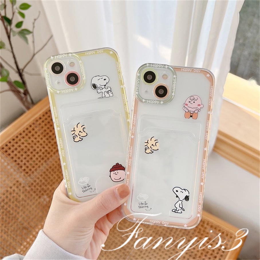Ốp Điện Thoại TPU Mềm Trong Suốt Có Ngăn Đựng Thẻ Cho IPhone 14 13 12 11 Pro Max X XR Xs Max 8 7 Plus SE 2020