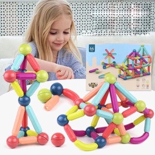 Xếp hình nam châm trí tuệ cho bé