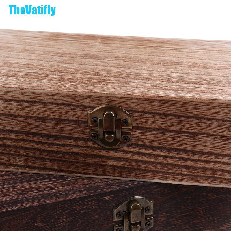 Hộp Gỗ Để Bàn Phong Cách Retro