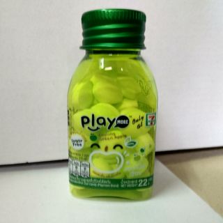 1 hũ kẹo playmore vị táo xanh 22g (có logo 7-eleven)