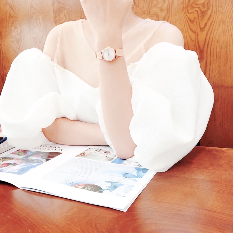 Đồng hồ nữ Calvin Klein màu vàng hồng, kích thước 24mm