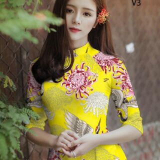 Vải áo dài mẫu mới