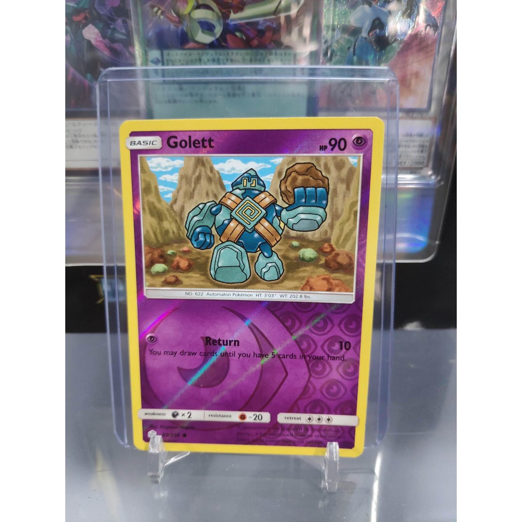 [ Dưa Hấu Yugioh ] Lá bài thẻ bài Pokemon Golett