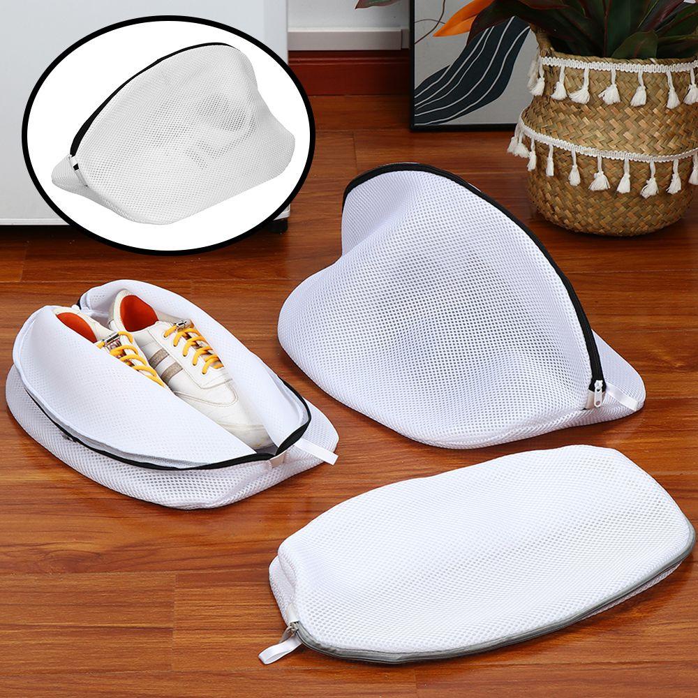 Bộ 2 Túi Lưới Giặt Giày / Đồ Lót Tiện Dụng Mang Đi Du Lịch