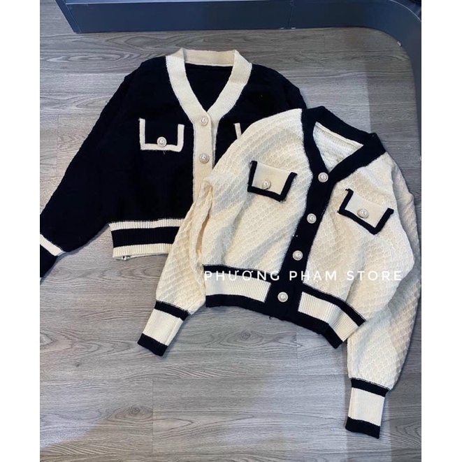 BÁN SỈ ÁO LEN CADIGAN GẠO CÚC NGỌC 2 MÀU CHO NỮ | BigBuy360 - bigbuy360.vn