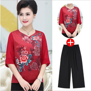 Bộ quần áo trung niên dành cho mẹ trung niên