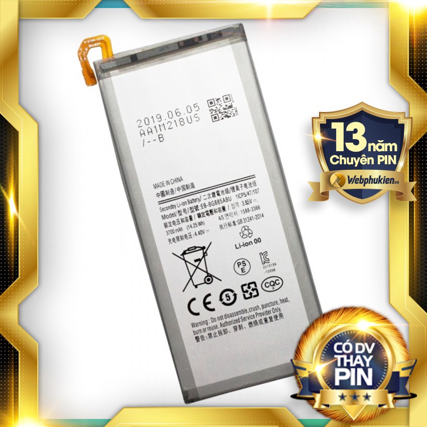 Pin Zin cho Samsung Galaxy A8 Star/ A9 Star EB-BG885ABU - 3700mAh