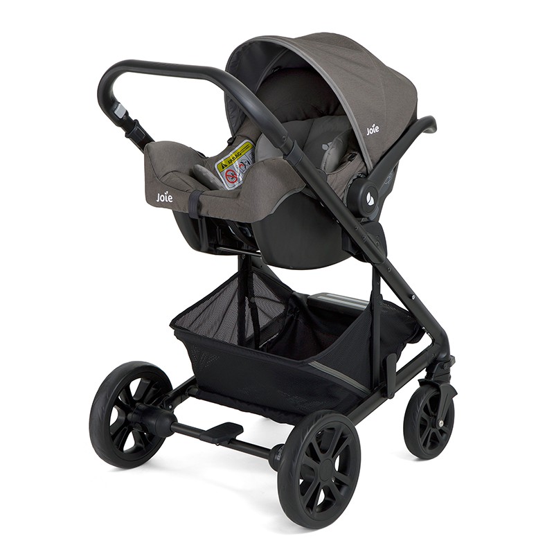 Ghế ngồi ô tô trẻ em kiêm nôi xách Joie Gemm Foggy Gray cho bé sơ sinh - 13kg