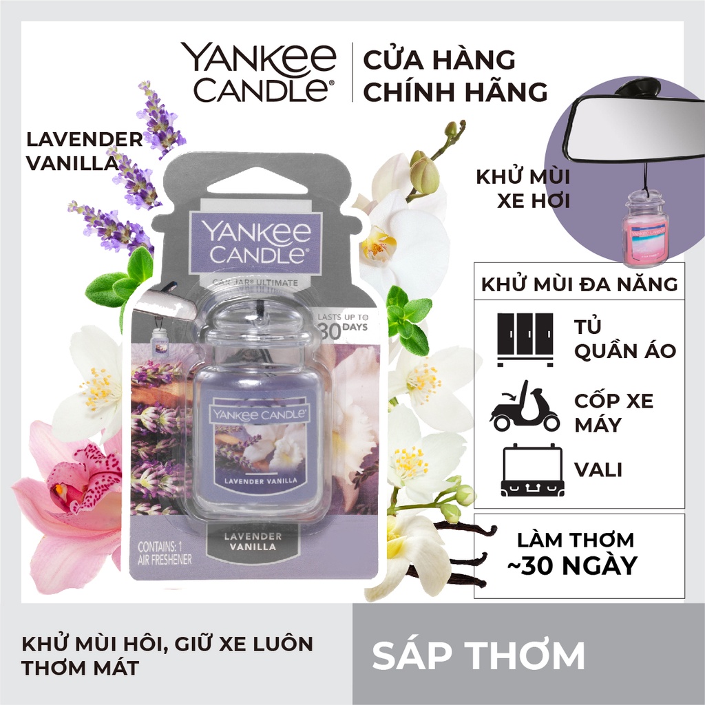 Sáp thơm xe Yankee Candle - Lavender Vanilla