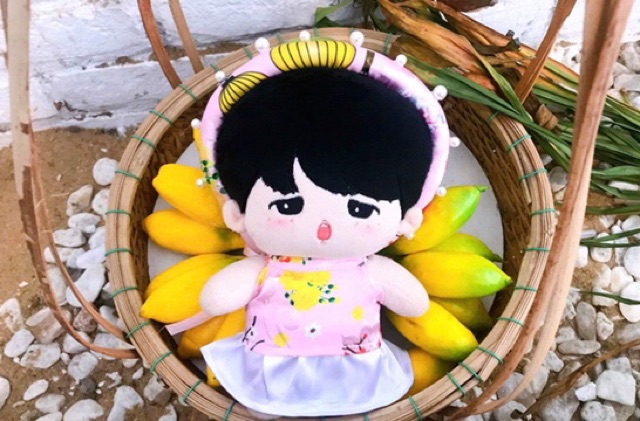 Yếm váy mấn cho doll 20cm