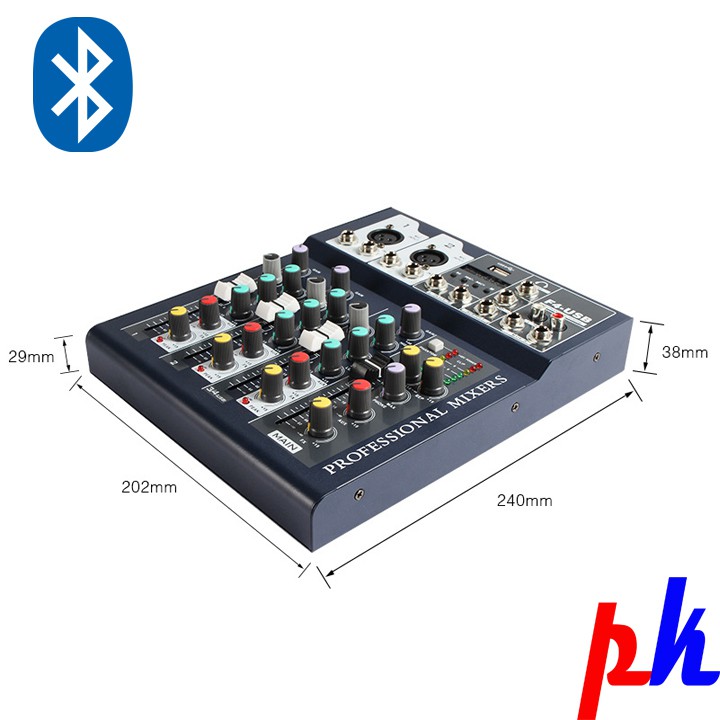 [Mã ELHACE giảm 4% đơn 300K] Mixer F4 có bluetooth tặng kèm 02 phụ kiện jack