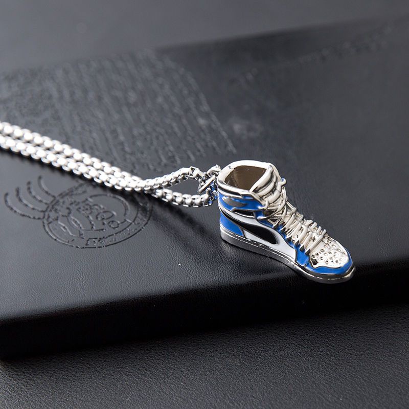 Dây Chuyền Vòng Cổ Nam Nữ Unisex Hình Giày Jodan Chains Hip Hop Saz Store Sneaker Chất Liệu Titan - Vòng Cổ Jodan