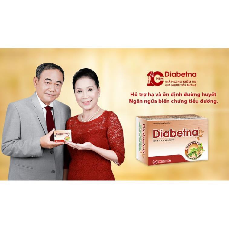 Diabetna - Giúp làm hạ đường huyết. Hỗ trợ điều trị bệnh tiểu đường, ổn định đường huyết, ngừa biến chứng tiểu đường