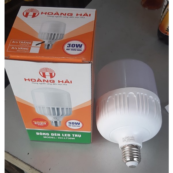 Bóng đèn LED TRỤ HOÀNG HẢI 10W, 15W, 20W, 30W, 40W, 50W, 65W tiết kiệm điện.