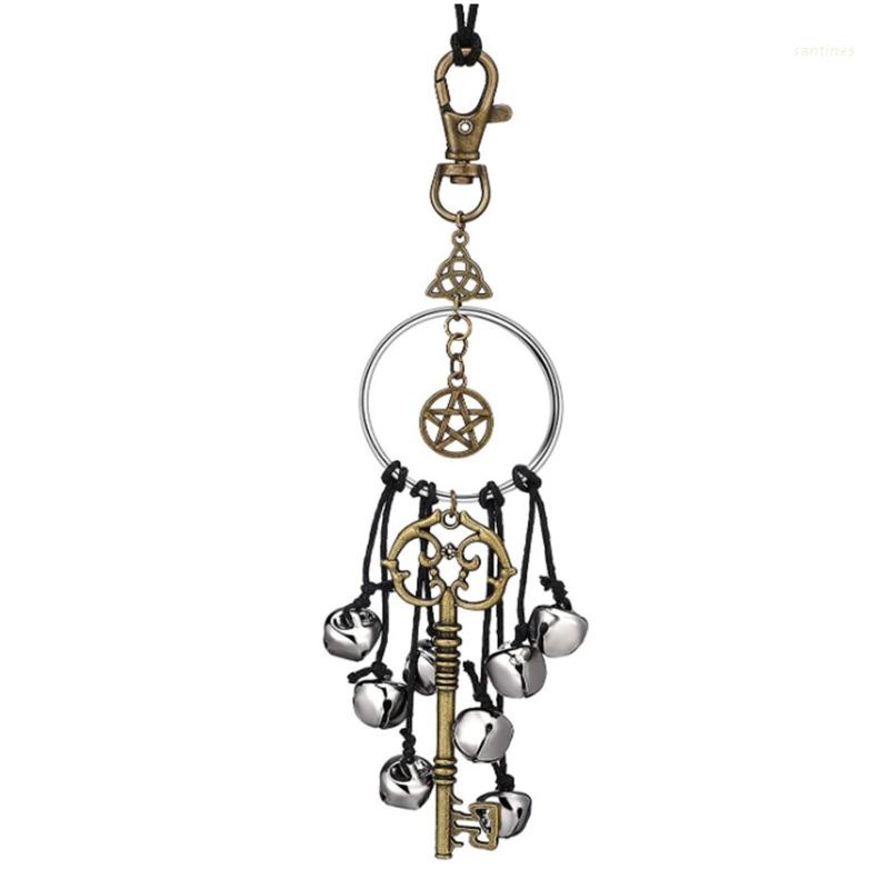Móc Chìa Khóa Hình Ngôi Sao Năm Cánh Phong Cách Gothic