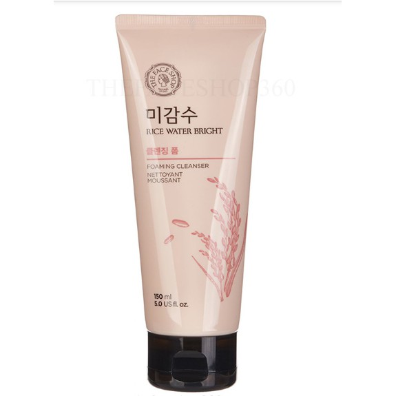 Sữa Rửa Mặt Làm Sáng Da Chứa Chiết Xuất Từ Gạo The Face Shop Rice Water Bright Foaming Cleanser