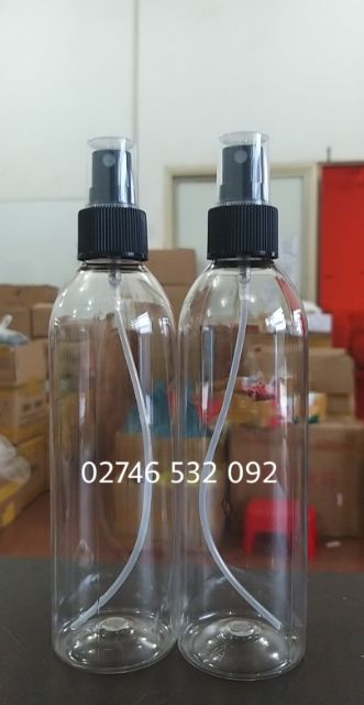 Chai Nhựa Trong Xịt Phun Sương 250ml và 500ml