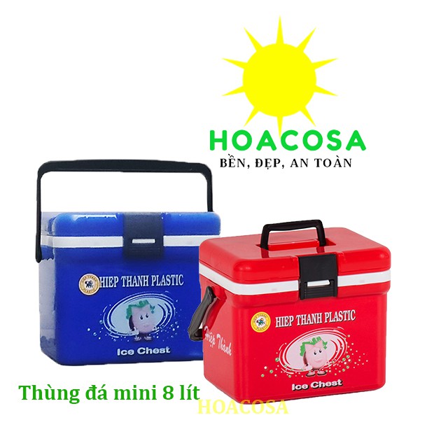 Thùng đá mini loại 5 lít (5L), 6 Lít (6L), 8 lít (8L)- nhỏ, gọn, tiện lợi- Đồ Gia Dụng Hoacosa