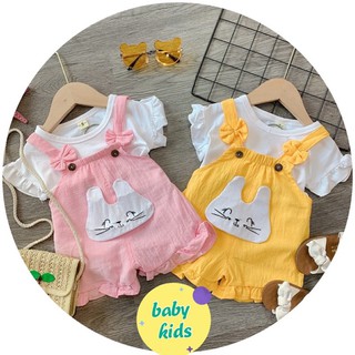 Set yếm kèm áo cho bé mã 63070