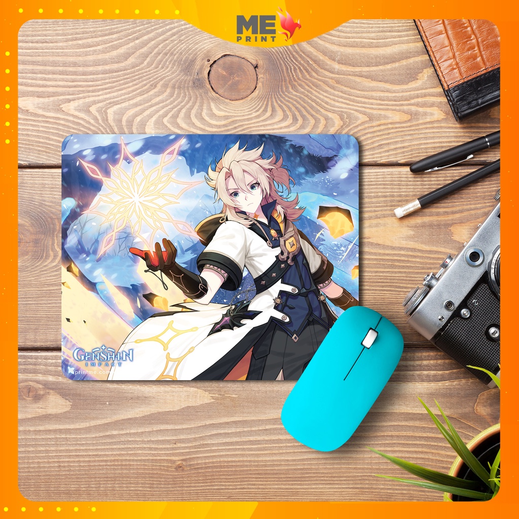 Lót chuột Genshin Impact full tướng, Pad chuột in theo yêu cầu đủ loại anime – game – manga giá rẻ PRINTME SHOP