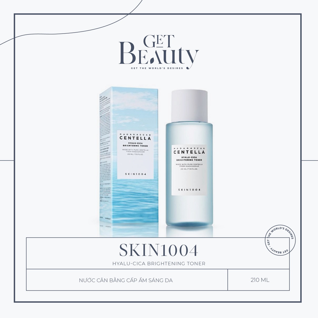NƯỚC HOA HỒNG CẤP ẨM SÁNG DA SKIN1004 MADAGASCAR CENTELLA HYALU CICA BRIGHTENING TONER 210ML
