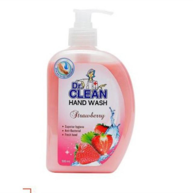 (500ml) Sữa Rửa Tay Dr. Clean kháng khuẩn các mùi