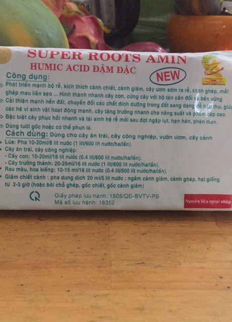 Siêu ra rễ - supper roots amin-20ml