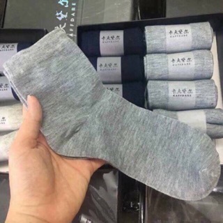 Combo 10 đôi tất nam chống hôi chân cổ cao- giao màu ngẫu nhiên