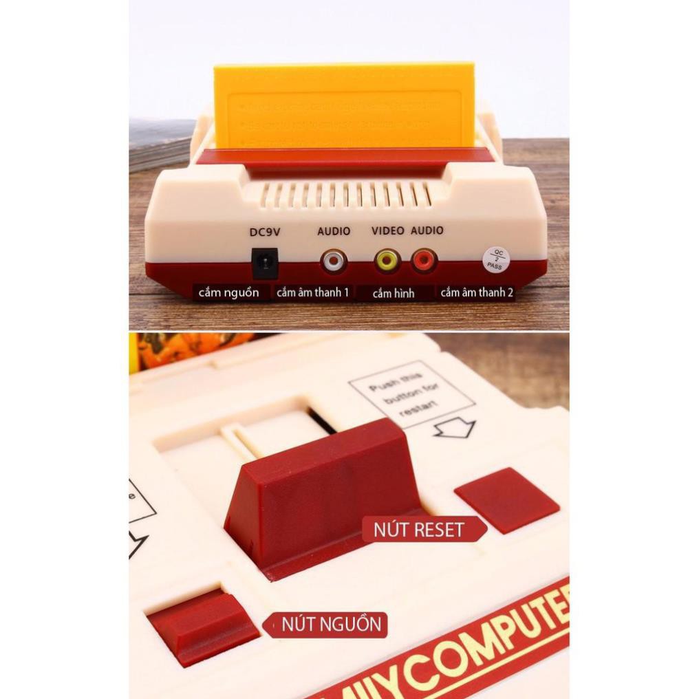 [FREE SHIP =&gt; 50K ] Máy chơi game 4 nút FamilyComputer Kèm băng 632 trò