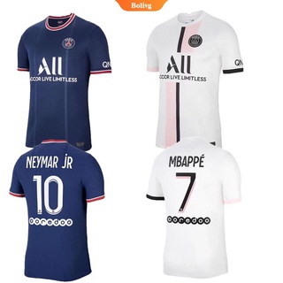Bộ quần áo bóng đá Mbappe Neymar 2021 2022 PSG 21 22 chất lượng cao