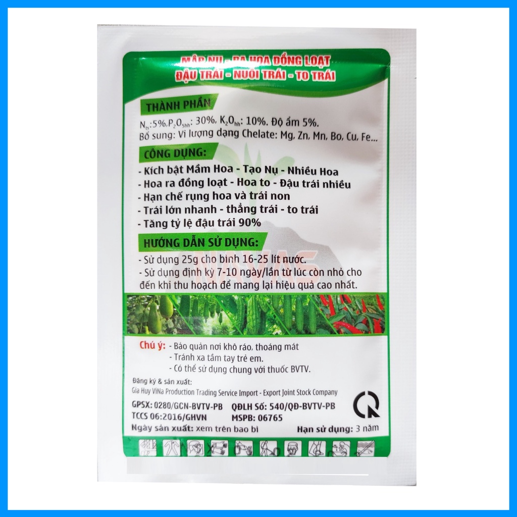 Siêu Ra Hoa, tạo mầm hoa cực mạnh - Chống Trụng Trái, tăng tỉ lệ đậu trái 90%