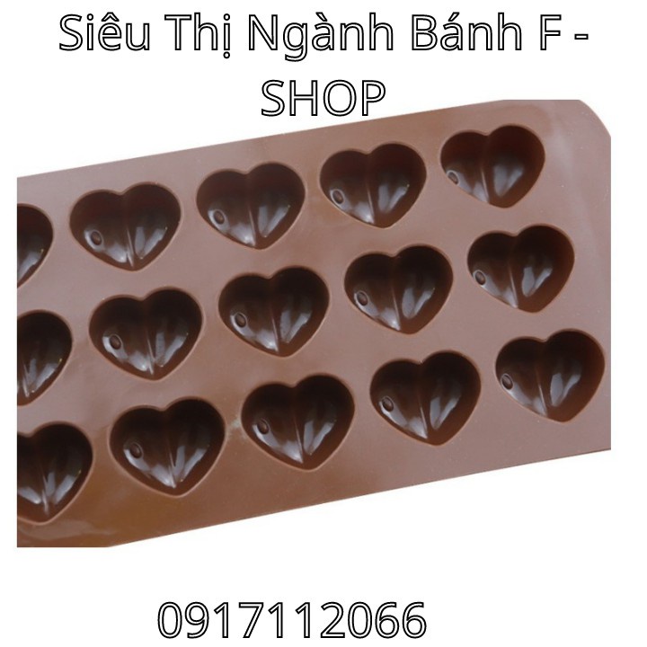 KHUÔN SILICOL TRÁI TIM GIỌT NƯỚC