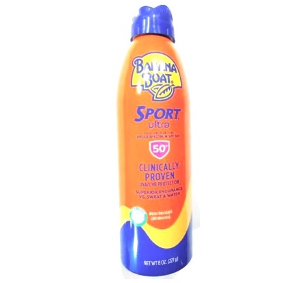 Bình xịt chống nắng thể thao kháng nước Banana Boat Sport Ultra Sunscreen Spray SPF 50+ (227g) Mẫu mới