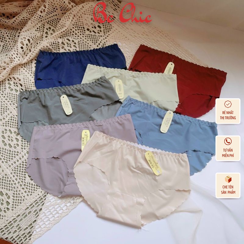 Quần Lót Nữ Đúc Su Thun Lạnh viền sóng gợi cảm tôn dáng sexy MÃ Q202 BC_CHIC LINGERIE