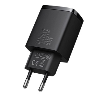 Củ sạc nhanh Baseus Compact 20W 2 cổng USB-A + Tpye-C - Chính Hãng