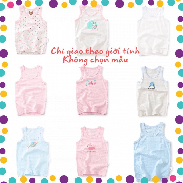 Áo ba lỗ bé trai/bé gái COTTON SỢI TRE CAO CẤPbán chạy nhất shopee