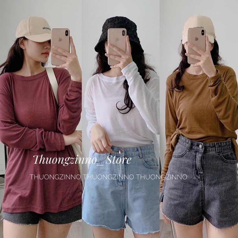 [Ảnh thật /Video]Quần sooc jean cắt đùi tua gấu mã mới hottrend Quần đùi tôn dáng tôn eo forl Hàn Quốc