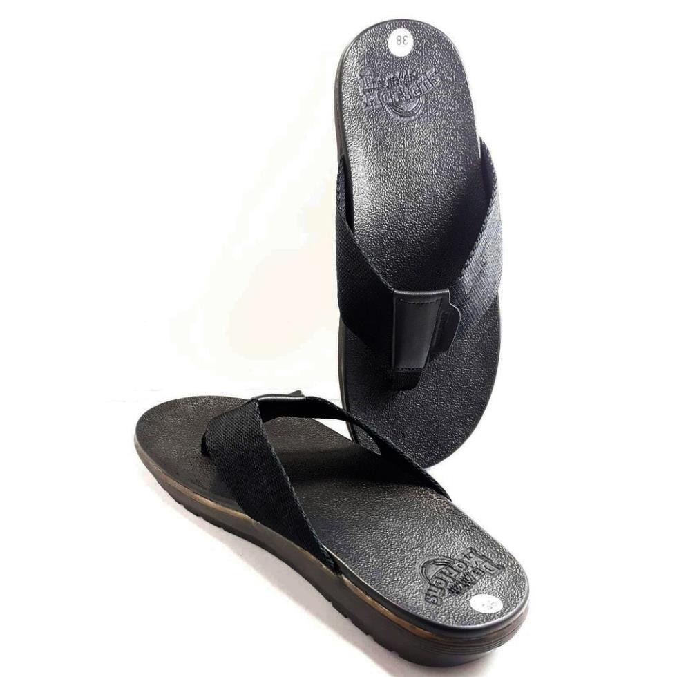 Dép Nam Dr. Martens Thailan Full Hộp, Dép Quai Kẹp Da Bò Cao Cấp V39